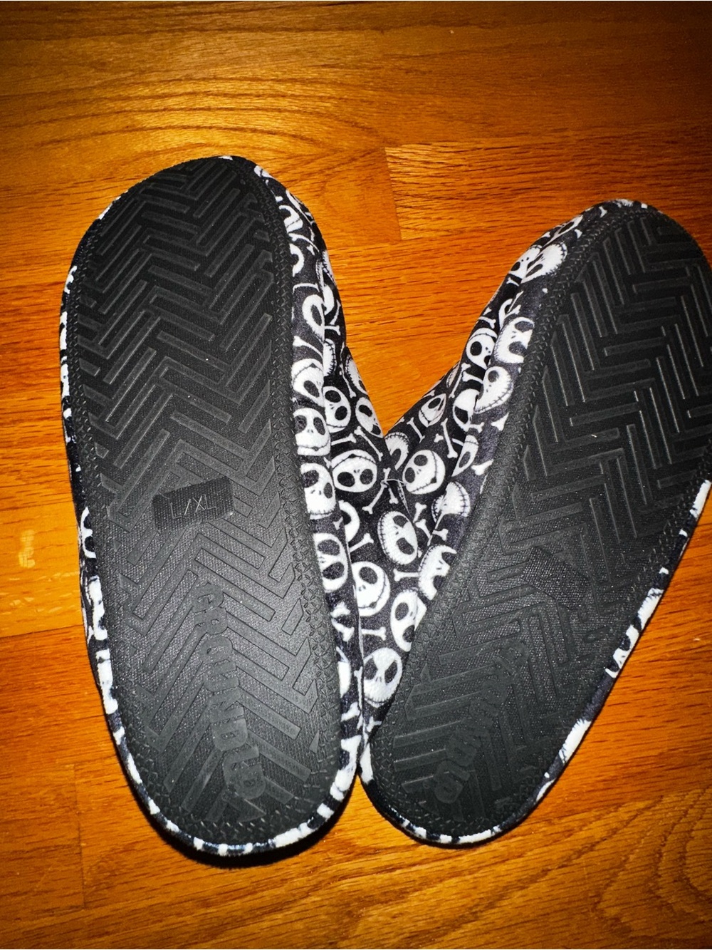Disney The Nightmare Before Christmas Jack Skellington Allover Print Slippers - Picture 3 of 3